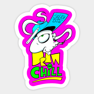 Draw and Chill Sticker